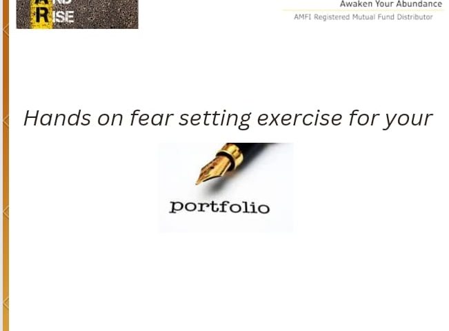 Hands on fear setting exercise for your portfolio